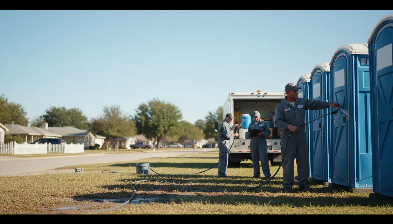 Long-Term Portable Toilet Rental in Fort Payne, AL near me